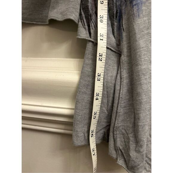 Chelsea & Violet Parrot print Waterfall Tunic T-shirt size S bird lady - Picture 6 of 6